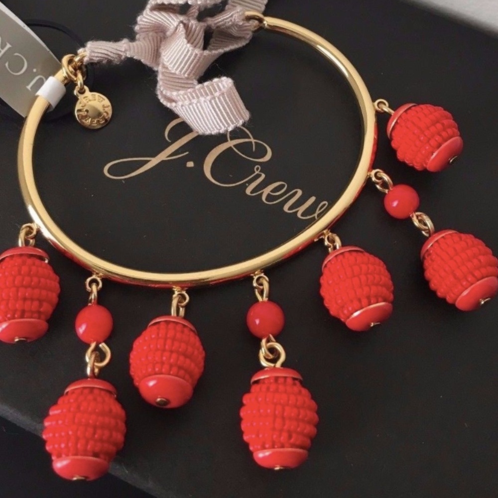 J Crew Embellished beaded bracelet